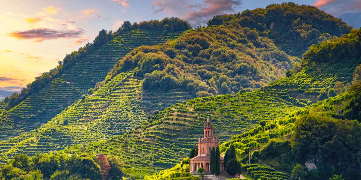 Strada del prosecco Valdobbiadene: 12 borghi da visitare 15 Strada del prosecco Valdobbiadene - Col San Martino